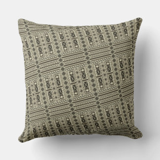 African Mali Pattern Throw Pillow IV