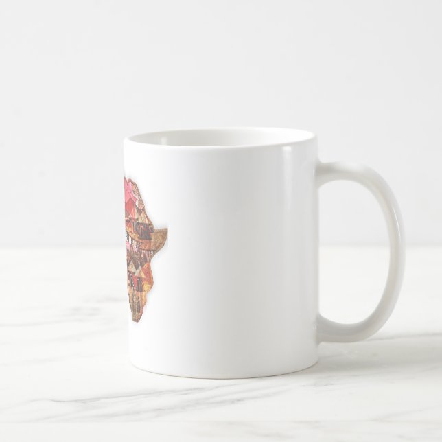 African Map: Celebrate the Season with Culture Coffee Mug (Right)