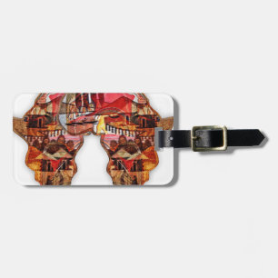 African Map: Celebrate the Season with Culture Luggage Tag