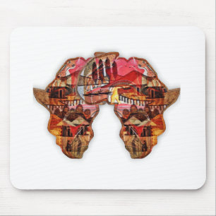African Map: Celebrate the Season with Culture Mouse Mat