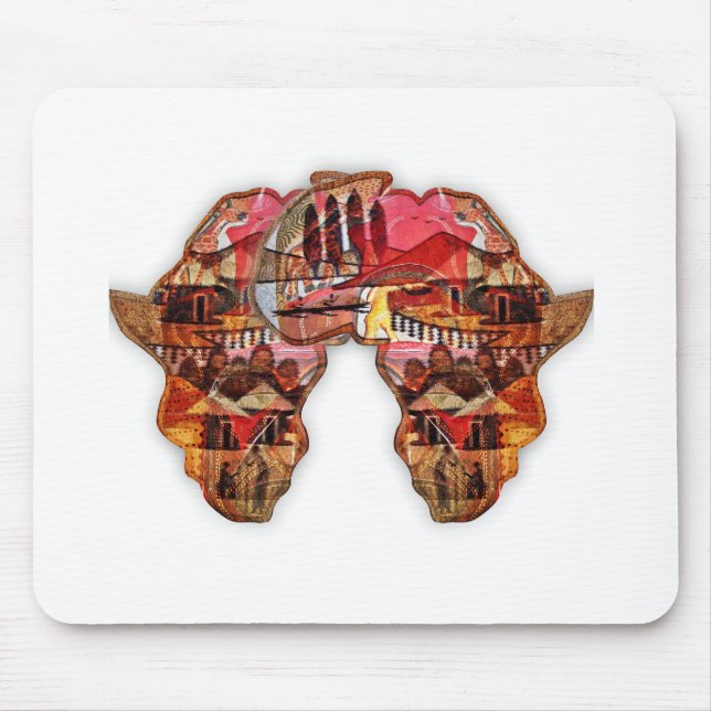 African Map: Celebrate the Season with Culture Mouse Mat (Front)