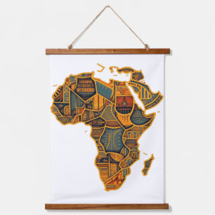 African Map Hanging Tapestry