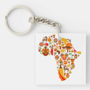 African map key ring