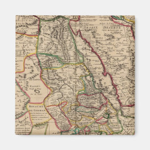 African map magnet