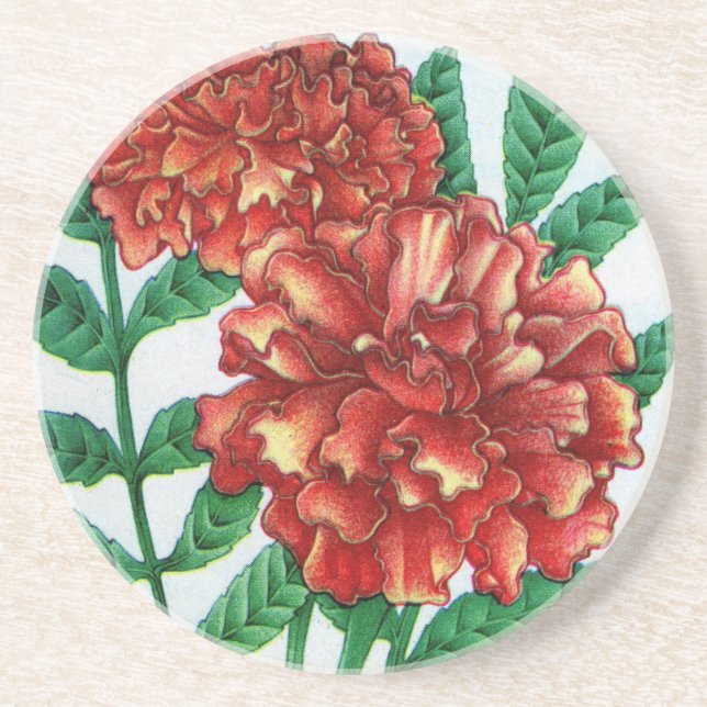 African marigolds coaster (Front)