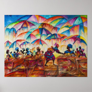 African Marketplace II Canvas Print