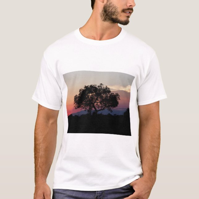 African Marula Tree at Sunset T-Shirt (Front)