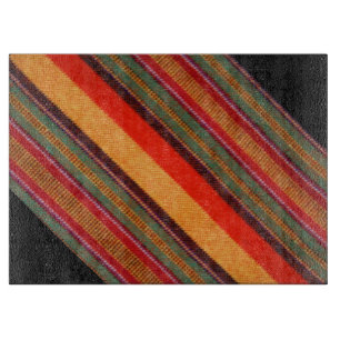 African Masai Shuka Blanket Cutting Board