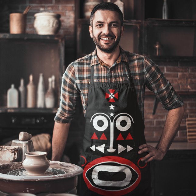 African Mask Apron (Creator Uploaded)