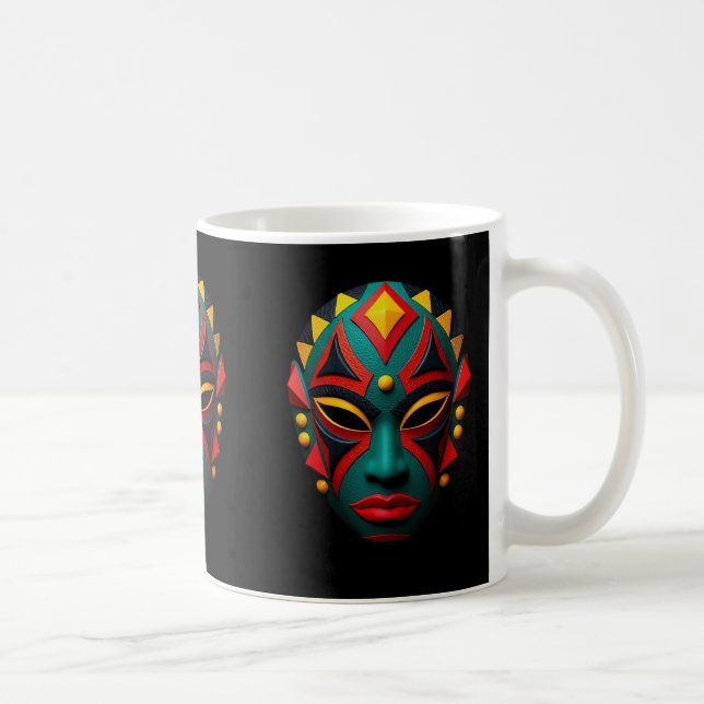 African Mask Coffee Mug (Right)