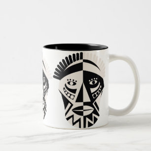 African Mask Mugs