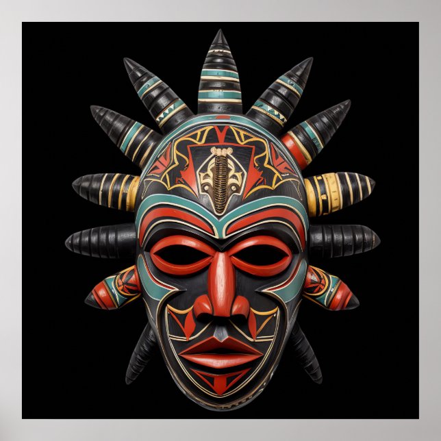 African Mask Poster (Front)