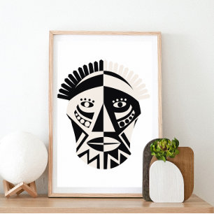 African Mask Poster