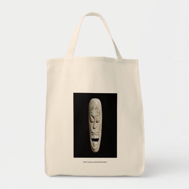 African Mask Tote Bag (Front)