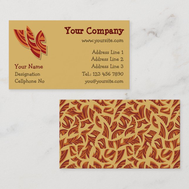 African Masks Business Card (Front/Back)