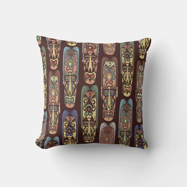 African Masks Cushion (Front)