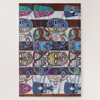 African Masks V2 Jigsaw Puzzle