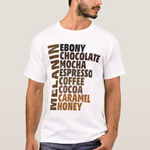 African Melanin Queen Girls And Womens Melanated B T-Shirt