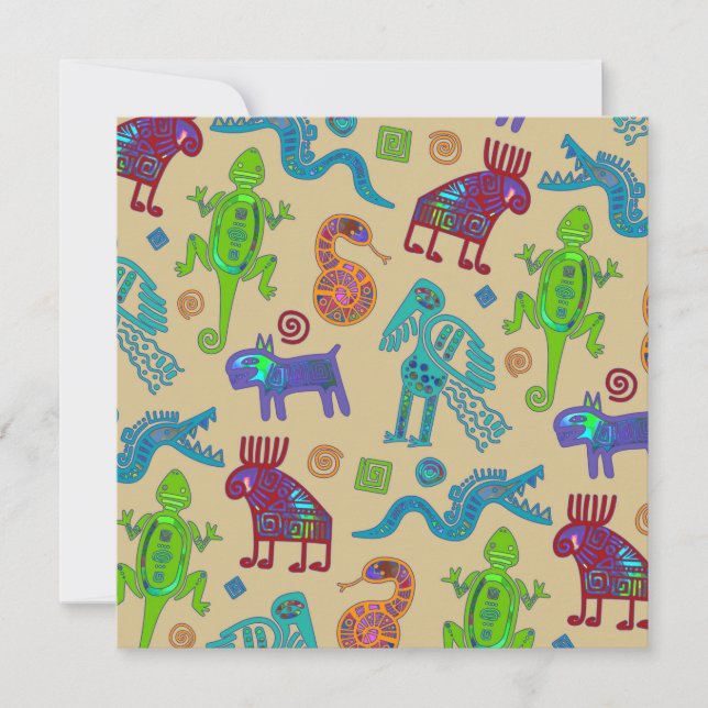 African Mexican Culture Primitive Tribal Pattern 1 (Front)