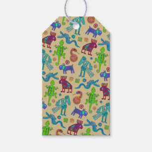 African Mexican Culture Primitive Tribal Pattern 1 Gift Tags