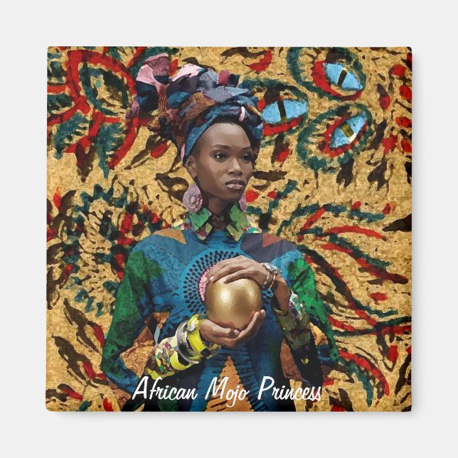 African Mojo Princess Magnet (Front)