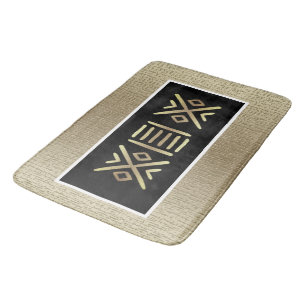 African Motif  Bath Mat