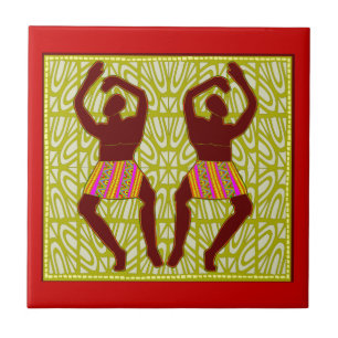 African Motif Ceramic Tiles
