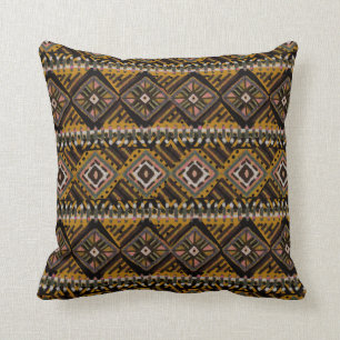 African Mud Cloth Inspired   Ethnic Style Cushion