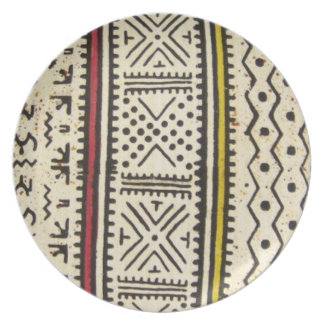 African Dinner Plates, African Party Plates