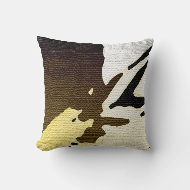 African Mud Cloth Urban Print Cushion (Front)