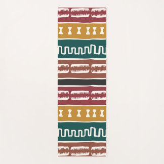 African Mudcloth Rastafarian Yoga Mat