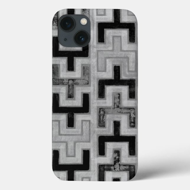 African Mudcloth Textile with Geometric Patterns Case-Mate iPhone Case (Back)