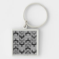 African Mudcloth Textile with Geometric Patterns