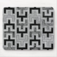 African Mudcloth Textile with Geometric Patterns