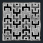 African Mudcloth Textile with Geometric Patterns Poster<br><div class="desc">This print was made by Norman Wyatt,  Jr. in the style of an African mudcloth. The mudcloth textile originated in Mali and is a sign of cultural identity. Display your love of global culture and geometric patterns by purchasing this print!</div>