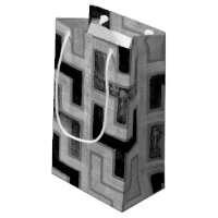 African Mudcloth Textile with Geometric Patterns