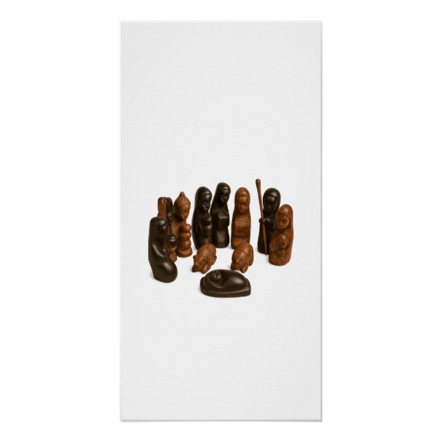 African Nativity Scene Poster – Traditional Spirit (Front)