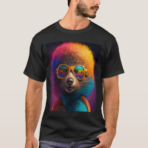 African Otter Pride Pop Black Afro Otter T-Shirt