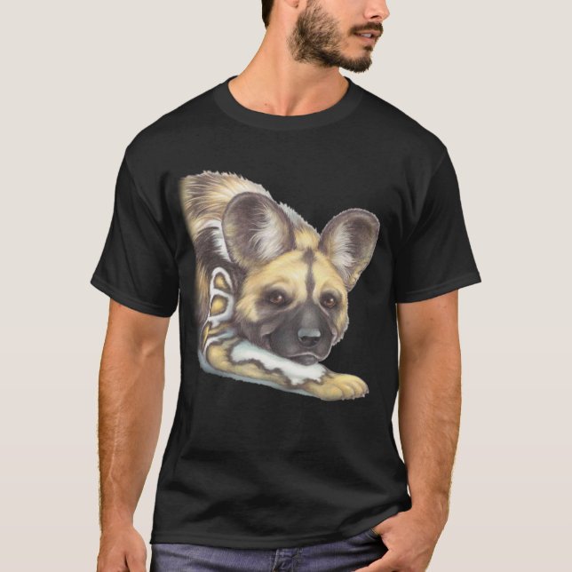 African Painted Dog T-Shirt (Front)