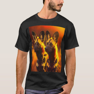 African Painted Dogs African Wild Dog  Animal T-Shirt