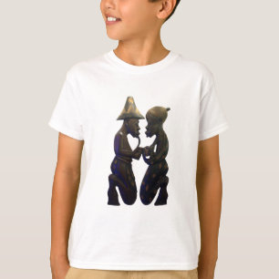 African Paired Hearts: A Lovely Beautiful Moment T-Shirt
