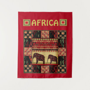 African patchwork  tapestry