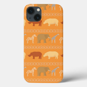 African pattern iPhone 13 case
