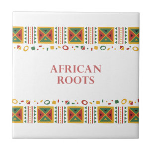 African pattern Ceramic Tile