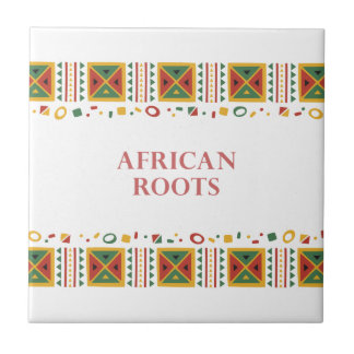African pattern Ceramic Tile