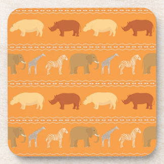 African pattern coaster