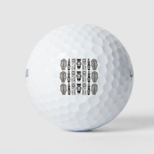 African Pattern Golf Balls
