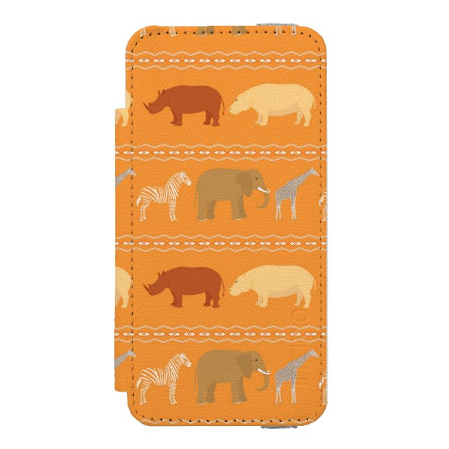 African pattern incipio iPhone wallet case (Folio Front)