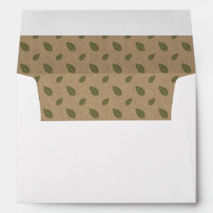 African pattern lined envelope