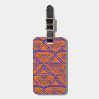 AFRICAN PATTERN LUGGAGE TAG